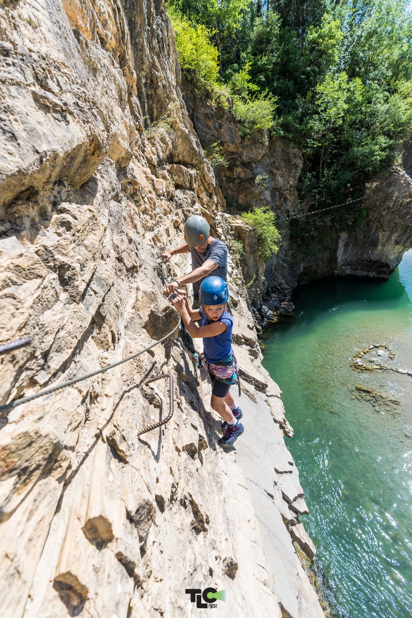 Rock face adventure